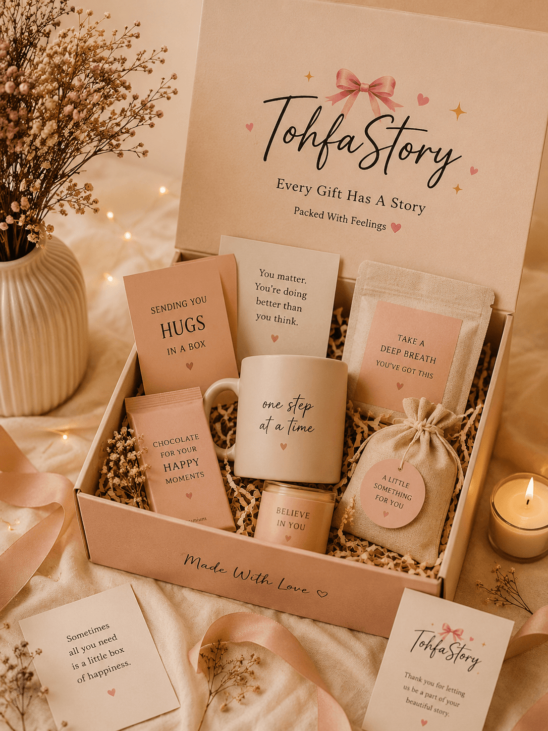 Curated TohfaStory care package gift box